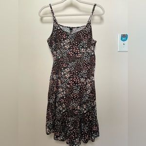 Target Wild Fable Black Floral print sundress